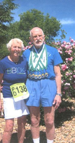 Jan and Ted are active seniors who participate in athletic events in Colorado. Jan and Ted are active seniors who participate in athletic events in Colorado.