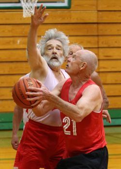 WA State Senior Games - Basketball Basketball team at Washington State Senior Games