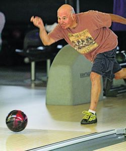 WA State Senior Games - Bowling Athlete participating in bowling at the Washington State Senior Games